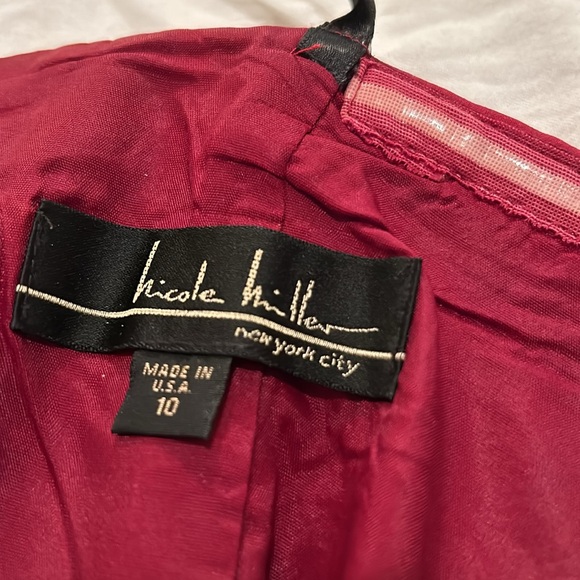 Nicole Miller Strapless Cocktail Dress - Picture 5 of 7